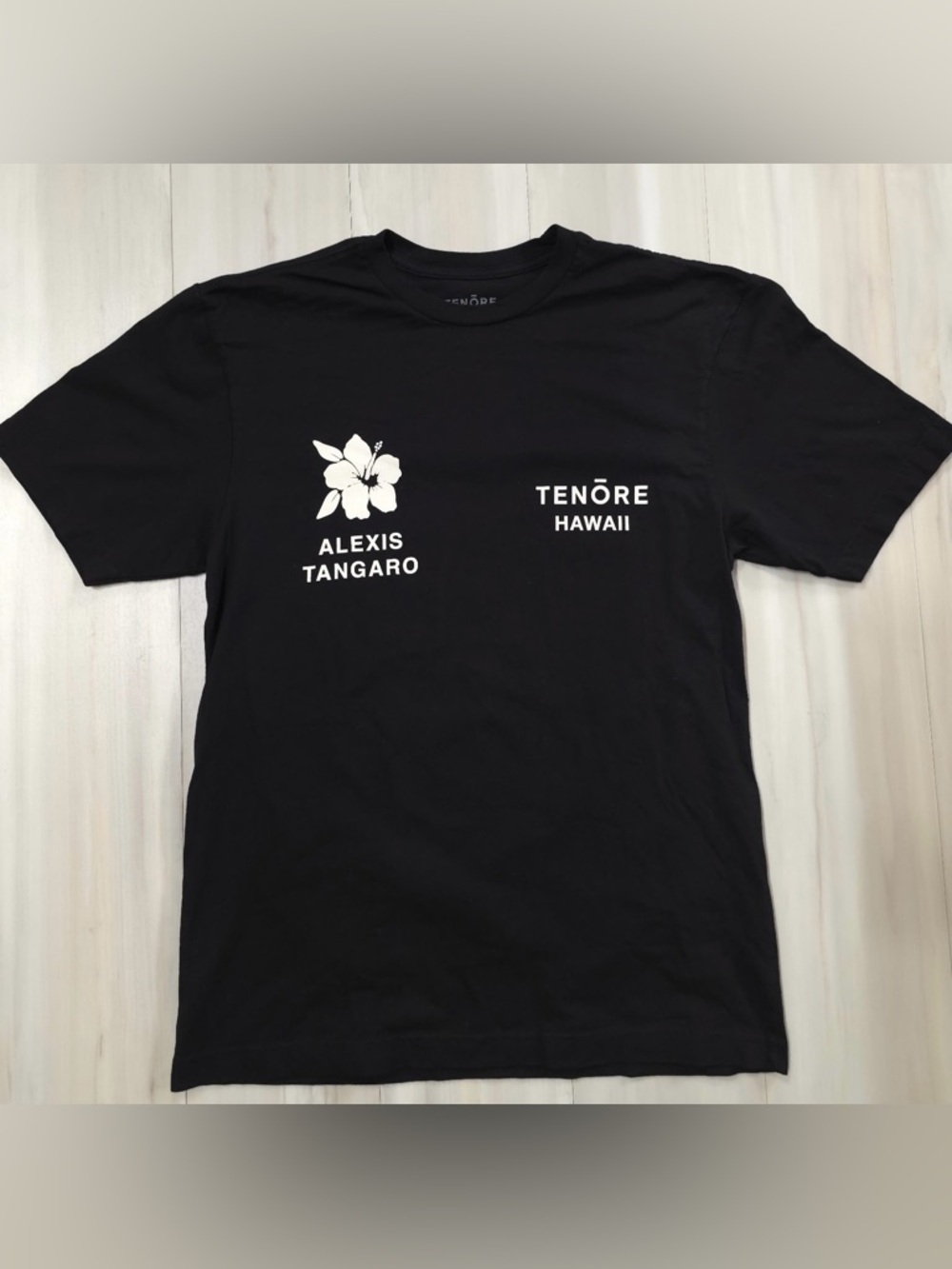 NWOT Tenore Alexis Tangaro Black Tee Shirt, XS